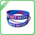 Bracelets faits sur commande de silicone d&#39;articles de cadeau de mode pour le sport